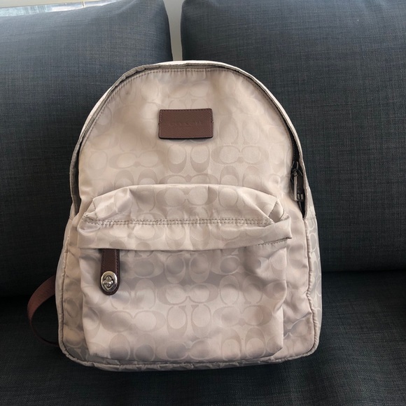 Coach Silk Backpack | Monogram | Luxury backpack main image 5